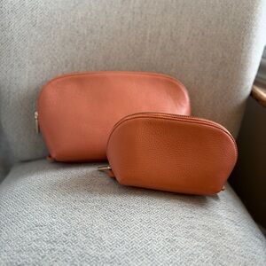 Cuyana Leather Travel Case Set